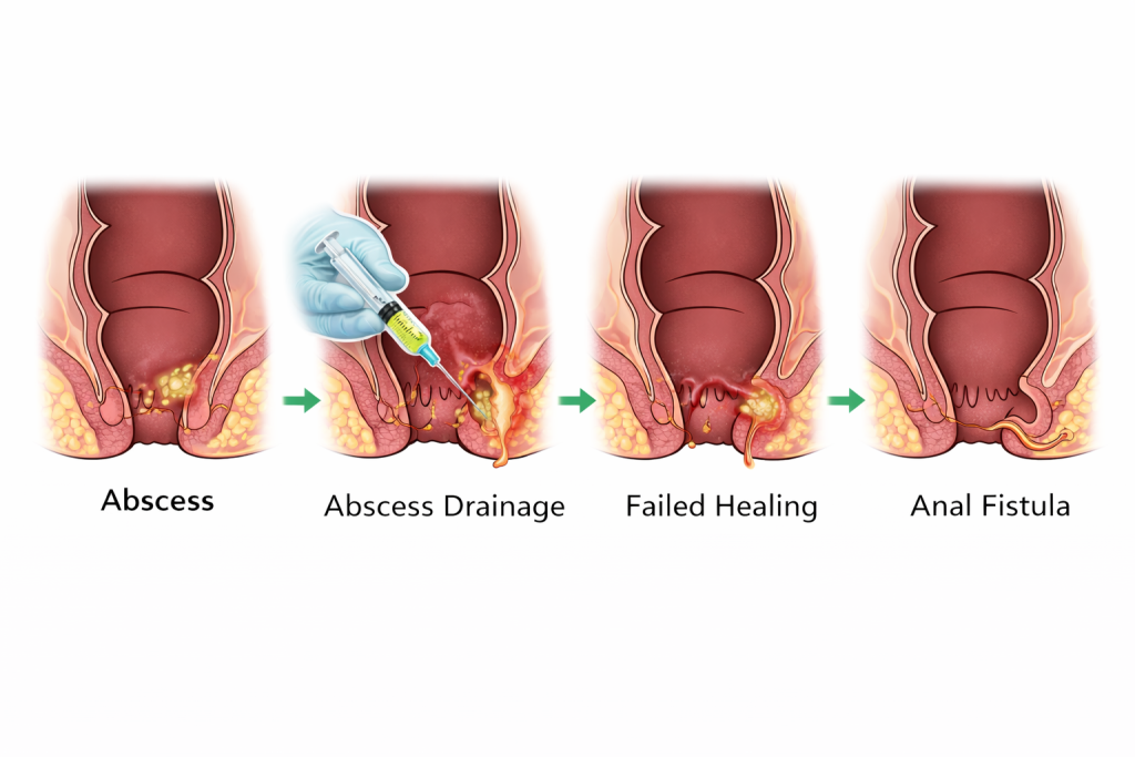 abscess drainage risks and complications.